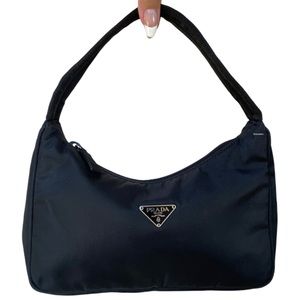 Authentic Prada Nylon Tessuto Mini MV515 Hobo Bag